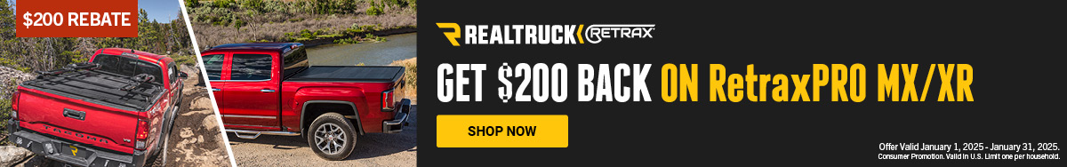 Save $200 on RetraxPro MX and XR Tonneau Covers with Additional Discounts