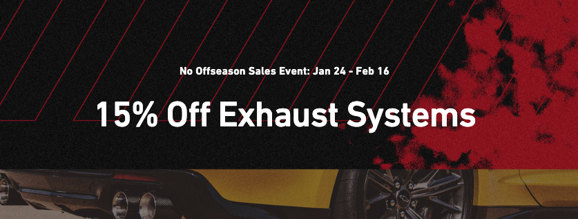 Save 15% on CORSA Performance Exhaust Systems – Limited Time Offer at JustBoltOns.com!